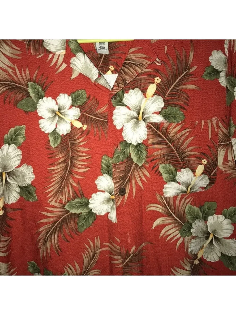 NWOT Caribbean Joe hibiscus shirt